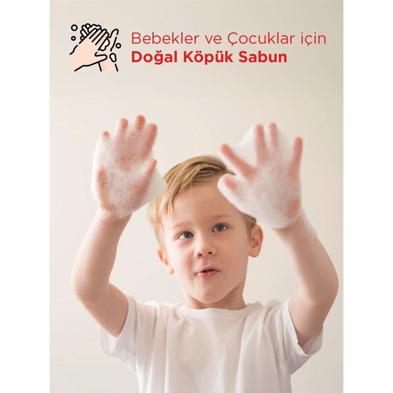 Babyton Çocuklar İçi̇n Doğal Köpük Sabun Çi̇lek