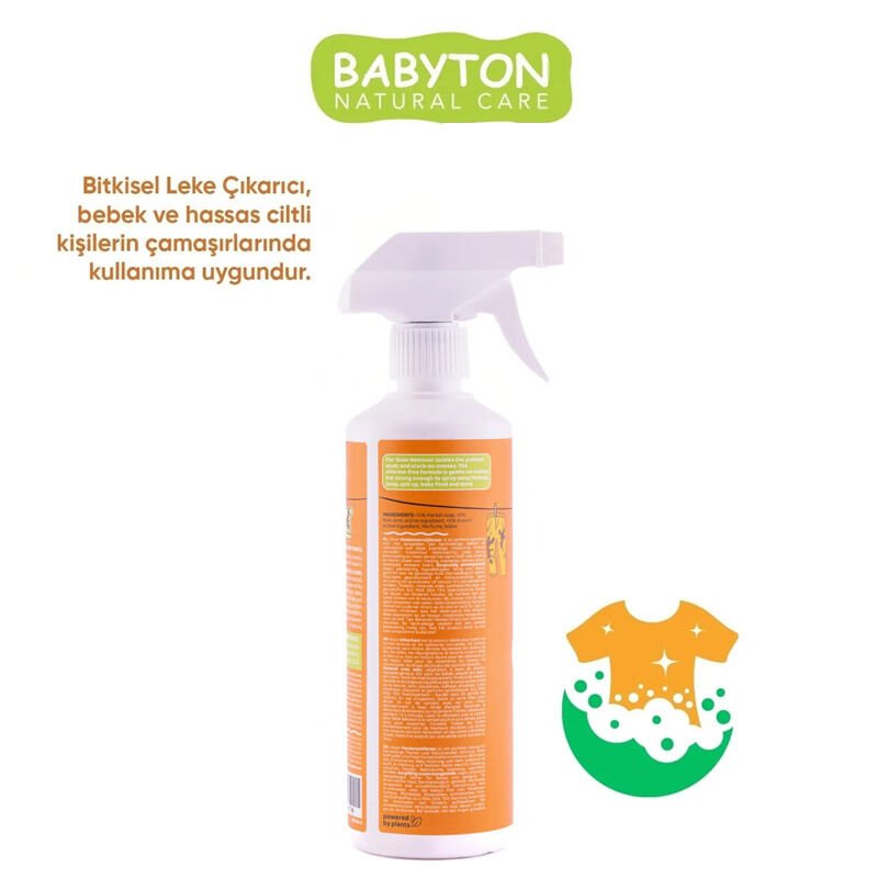 Babyton Doğal Bi̇tki̇sel Leke Çıkarıcı Arındırıcı 500 Ml