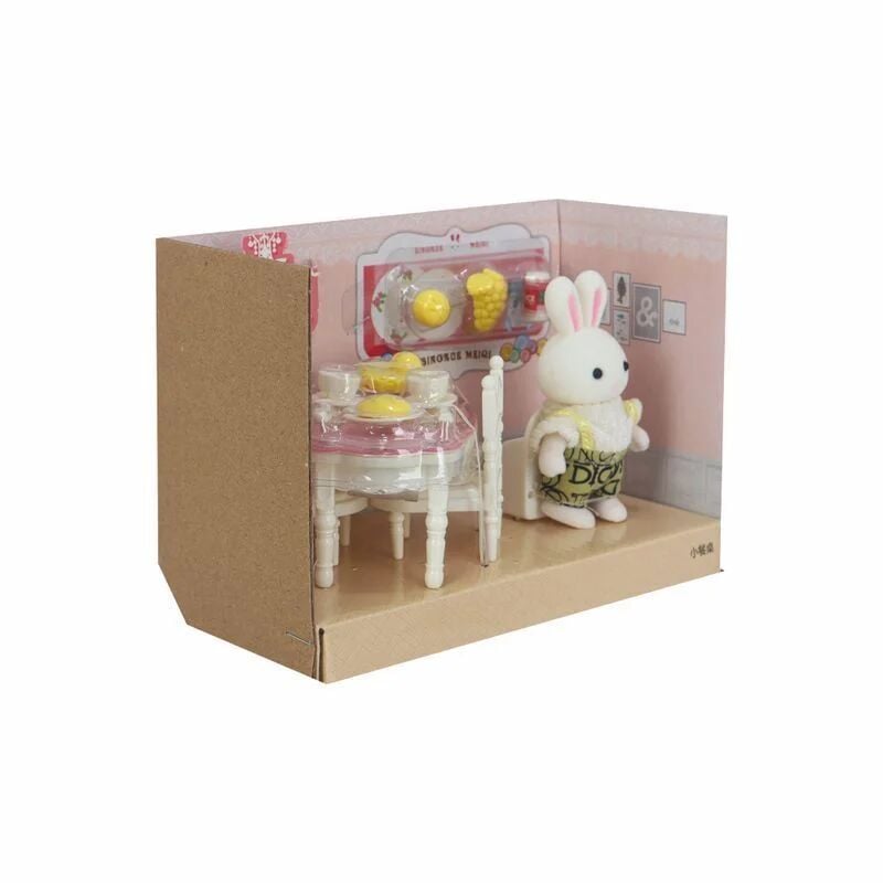 Bay Dreamy Mi̇ni̇ Tavşan Aksesuarlı Yemek Masası Seti̇