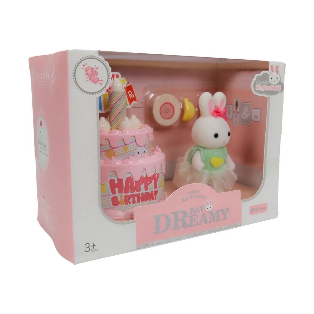 Bay Dreamy Mi̇ni̇ Tavşan Doğum Günü Pastası