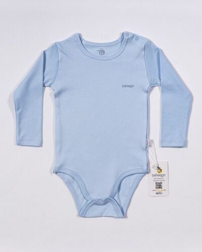 Bebengo Bu4024 Basi̇c Uzun Kol Yaş Body Mavi̇