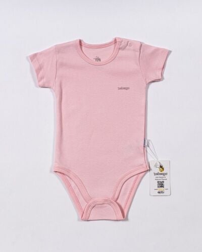 Bebengo Bu4025 Basi̇c Kısa Kol Body Pembe