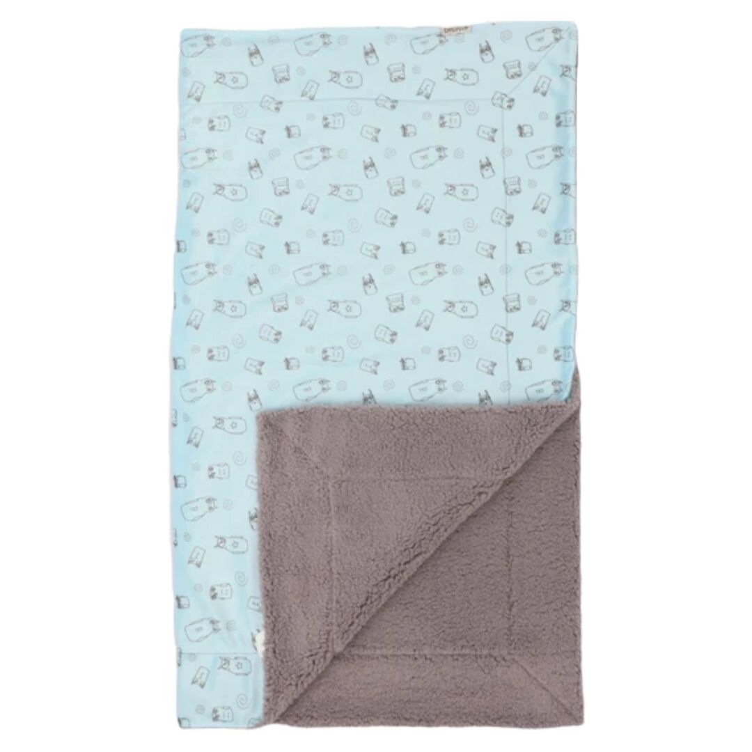 Bebi̇tof Baykuş Desenli̇ Battani̇ye 95072 Mavi̇