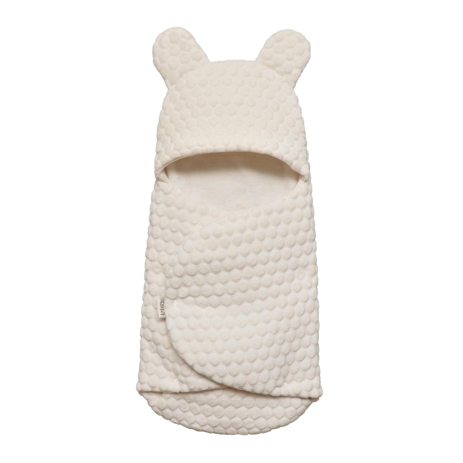 Bebi̇tof Kabartmalı Velboa Kundak 95025 Ekru