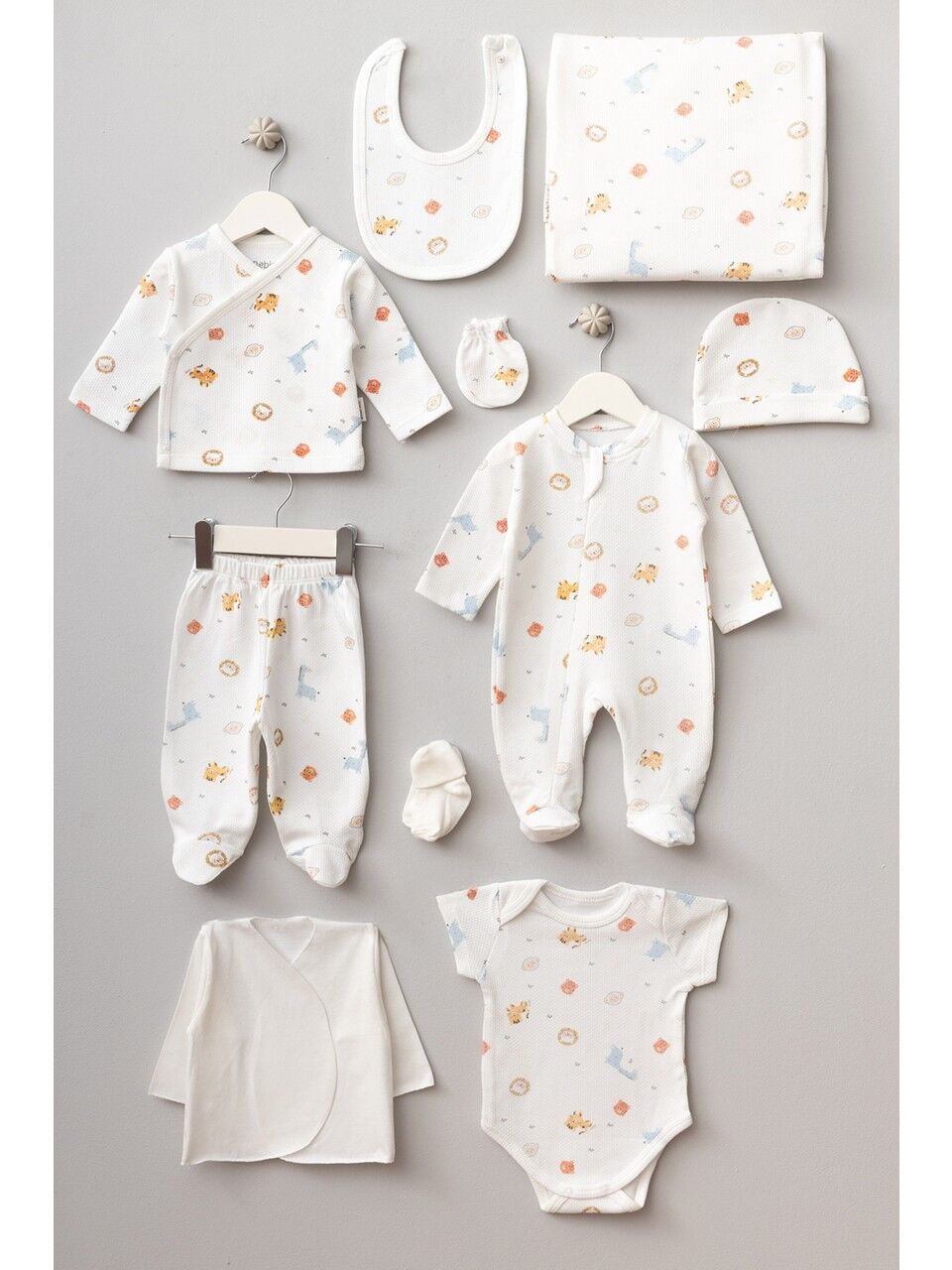 Bebi̇tof Panter 10 Parça Hastane Çıkışı 10113 Ekru