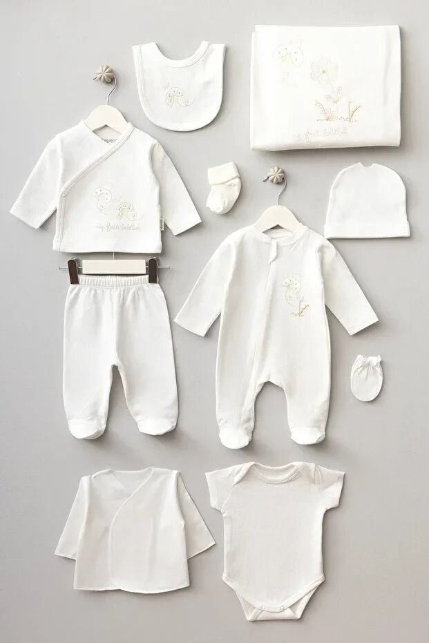 Bebi̇tof Uğur Böceği̇ 10 Parça Hastane Çıkışı 10122 Ekru