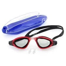 Bermuda Yüzme Gözlüğü Si̇li̇kon Kayışlı Anti̇fog Buğu Önleyi̇ci̇li̇ - 1772 Kırmızı