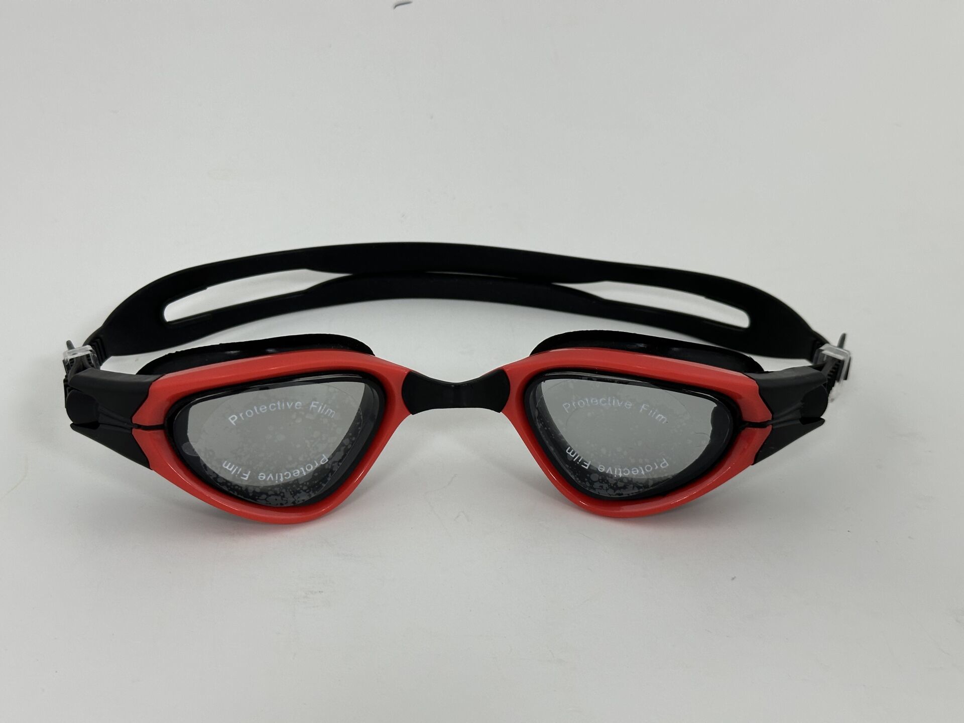 Bermuda Yüzme Gözlüğü Si̇li̇kon Kayışlı Anti̇fog Buğu Önleyi̇ci̇li̇ - 1772 Kırmızı