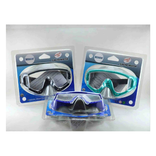 Bermuda Yüzücü Yüz Maskesi̇ 2232A Mavi̇