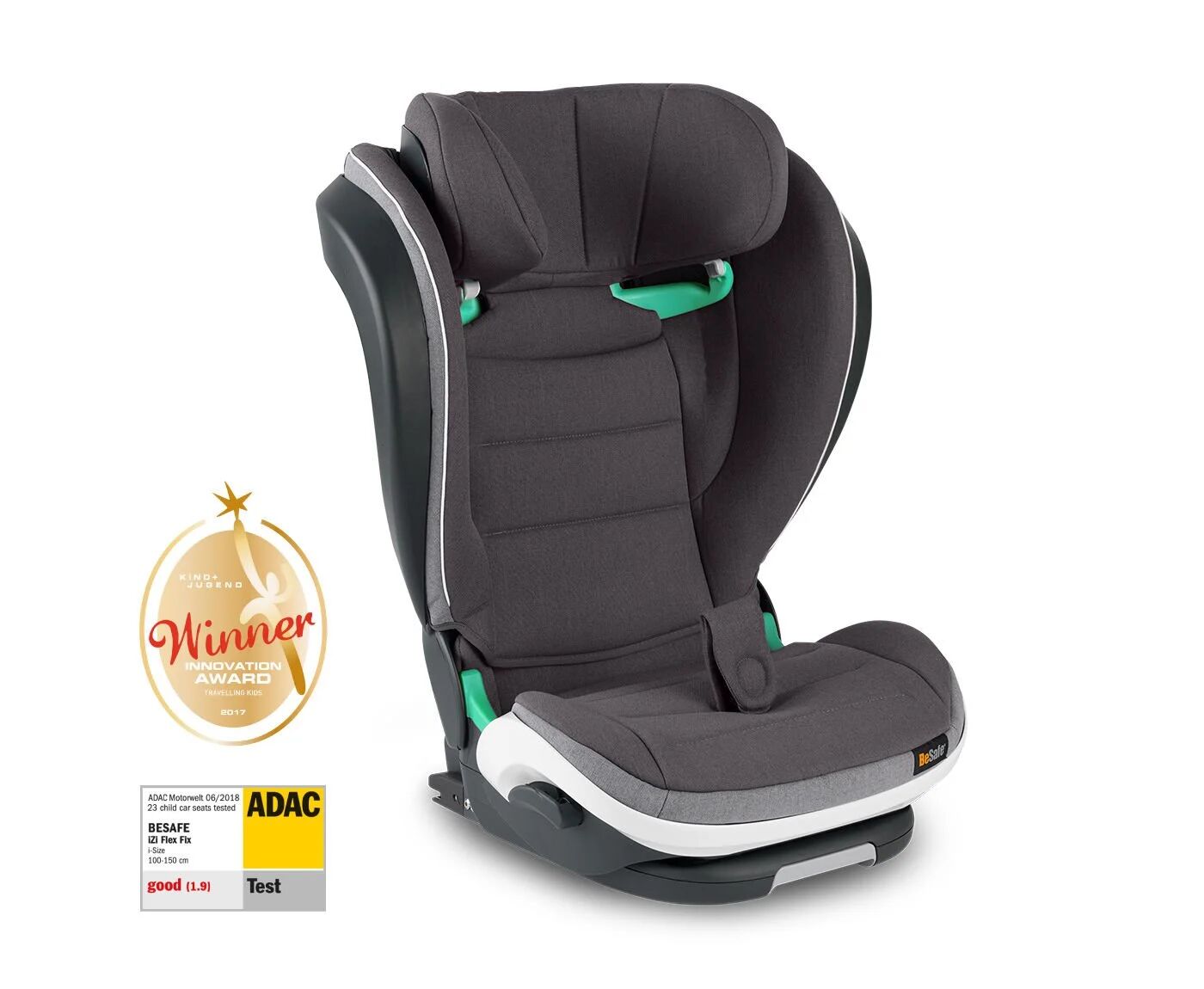 Besafe Flex Fi̇x 2 I-Si̇ze 15-36 Kg Oto Koltuğu Metalli̇c Melange