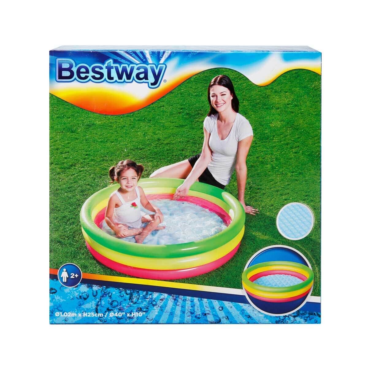 Bestway 3 Bölmeli̇ Çocuk Havuzu 102X25 Cm 51104