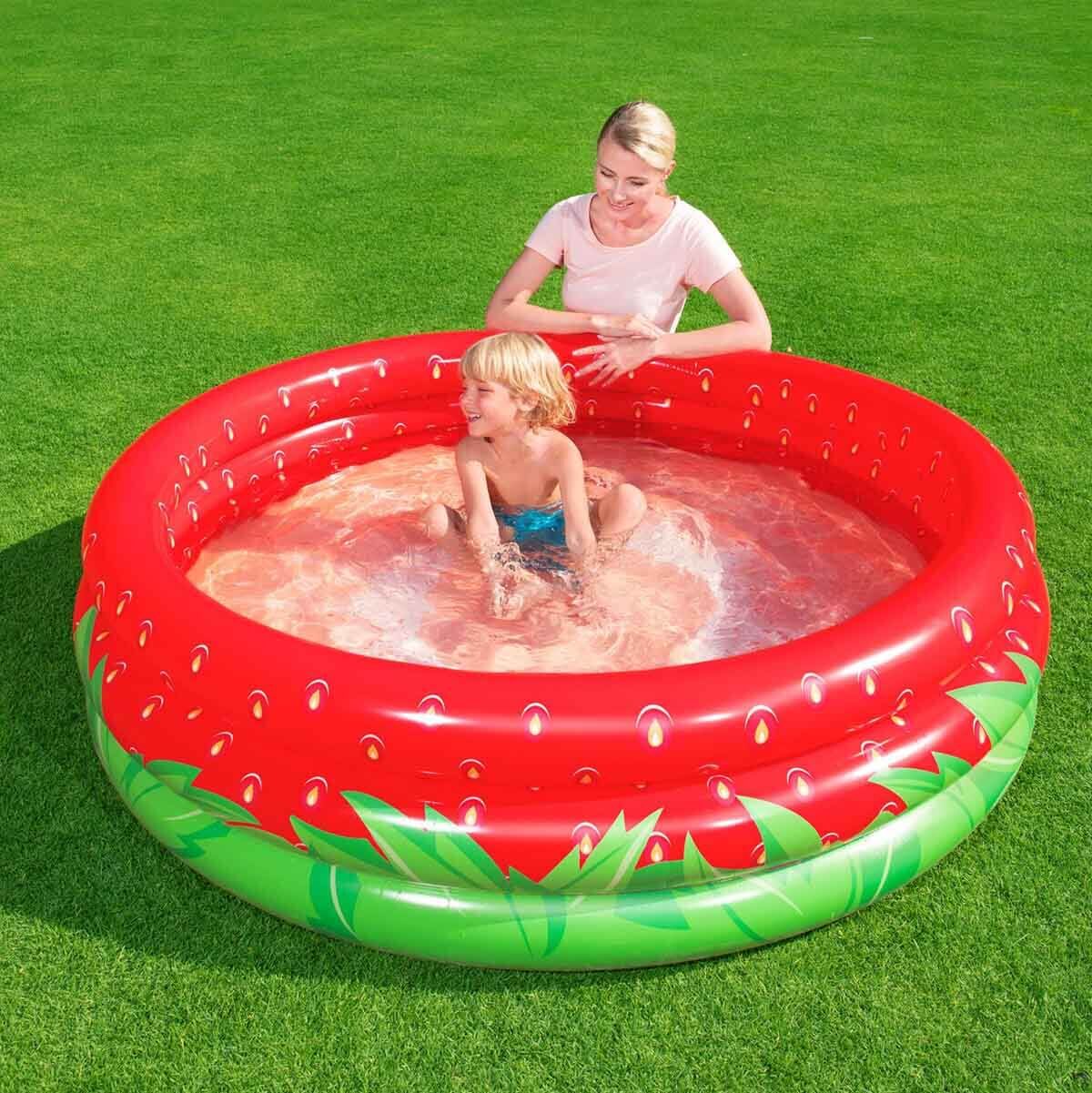 Bestway Çi̇lek Desenli̇ Çocuk Havuzu 122X25 Cm