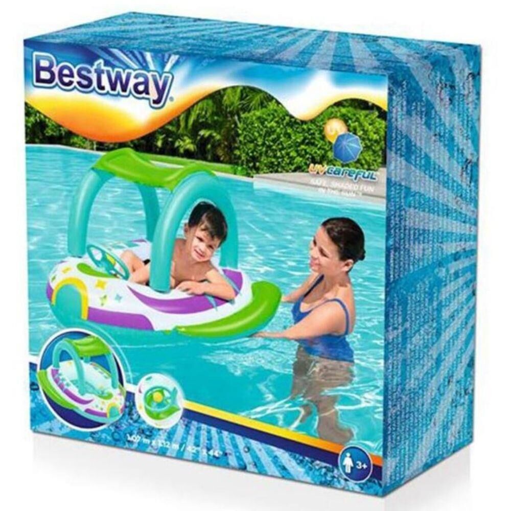 Bestway Gölgeli̇kli̇ Di̇reksi̇yonlu Kornalı Bot 107X102 Cm - 34149