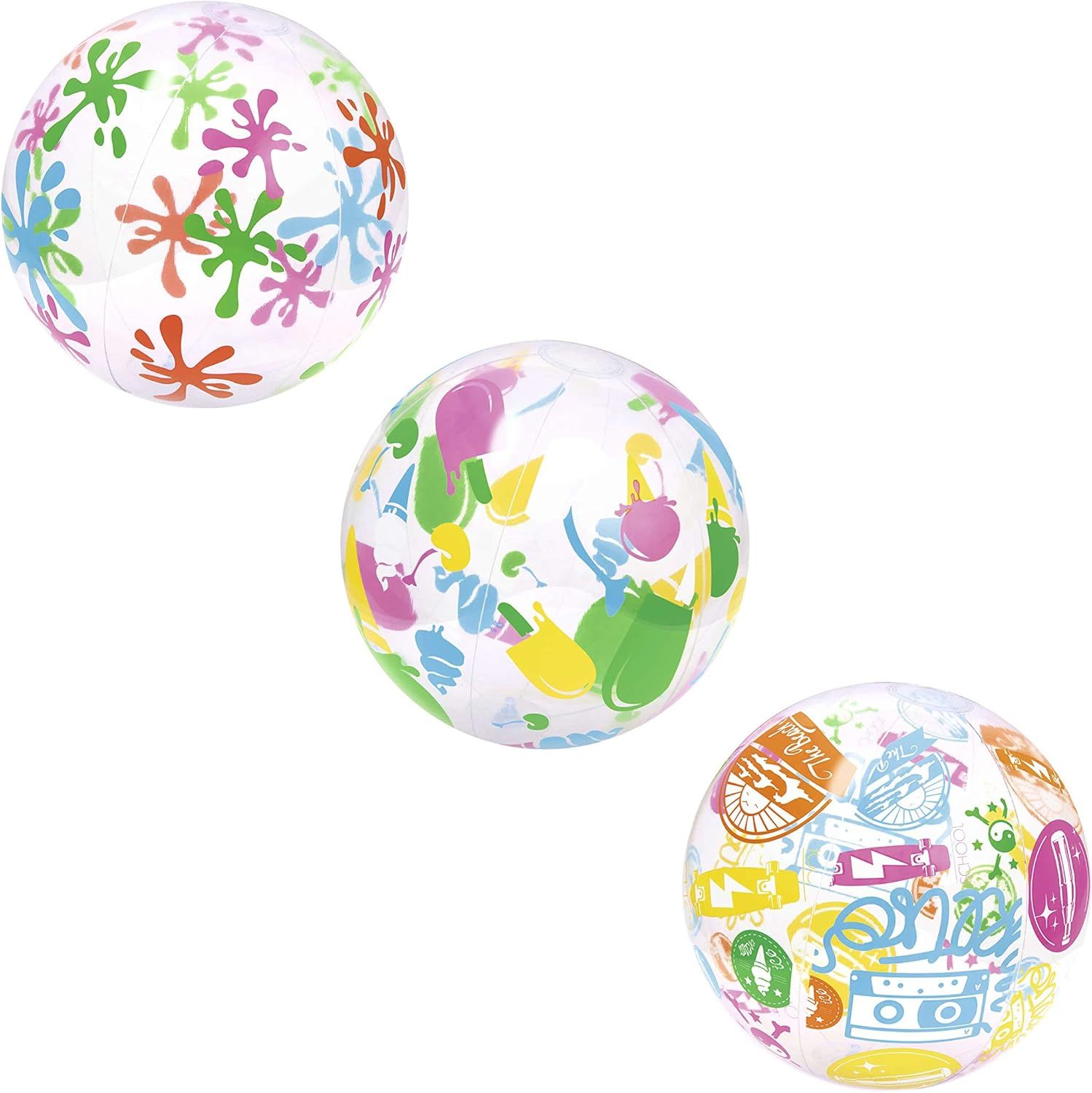 Bestway Splash & Play Beach Ball 61 Cm, Sutopu -Deni̇ztopu- 31001