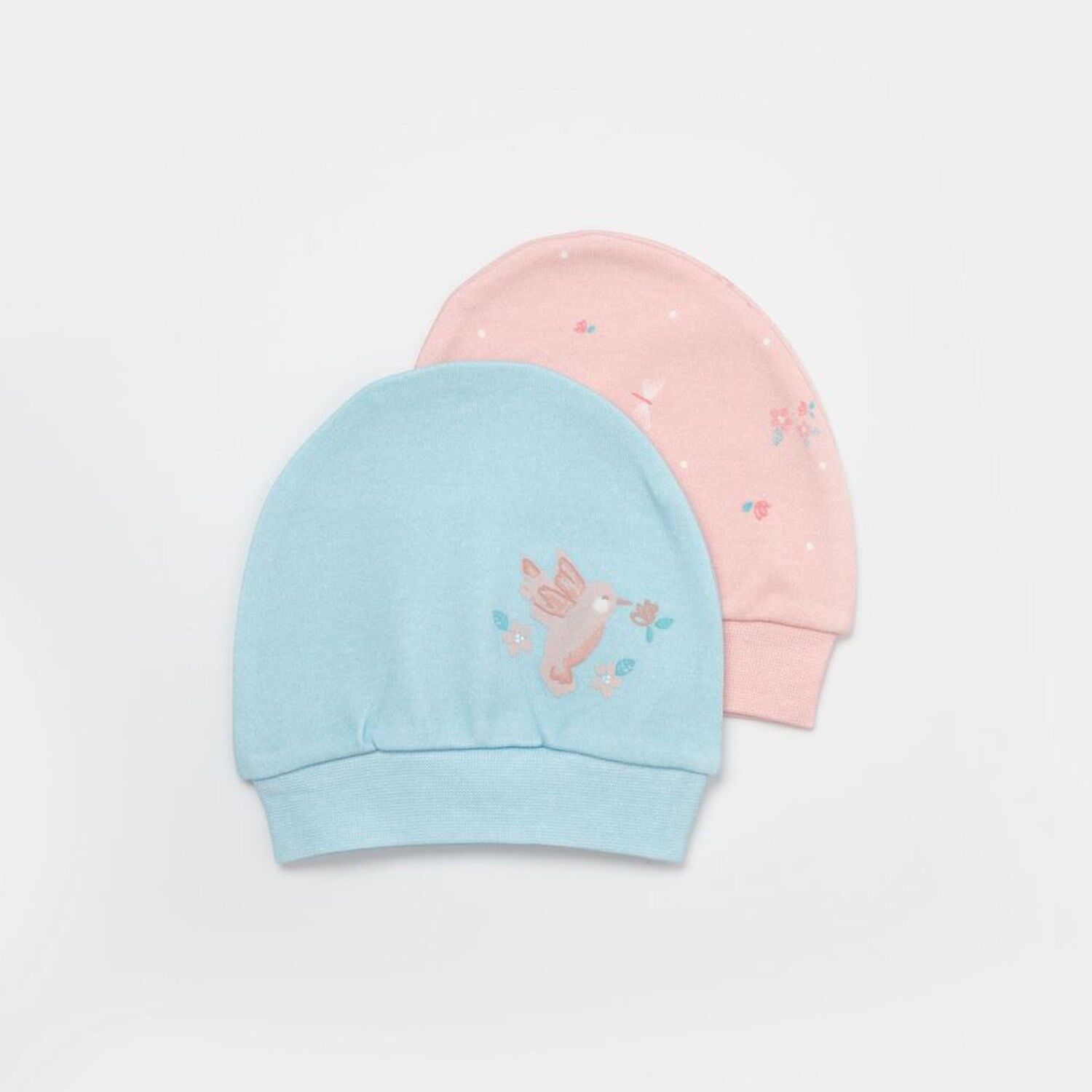 Bi̇baby Bi̇organi̇c Always Happy 2 Li̇ Bebek Şapka 72229 Gül Kurusu Mi̇nt