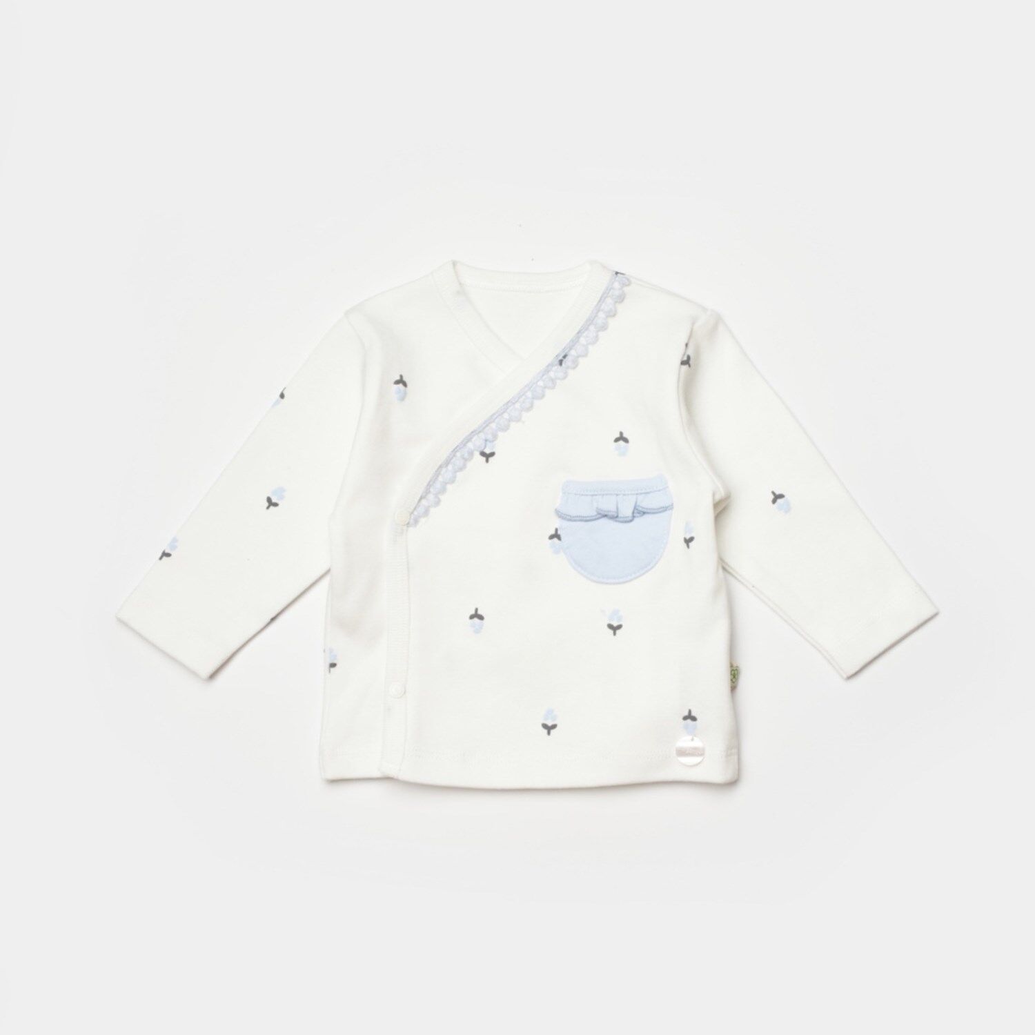 Bi̇baby Bi̇organi̇c Love Floral 3 Parça Zıbın Seti̇ 73346 Ekru Li̇la