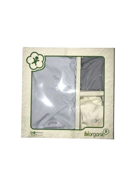 Bi̇baby Bi̇organi̇c Love Floral 5 Li̇ Hastane Çıkış Seti̇ 62360 Ekru Li̇la