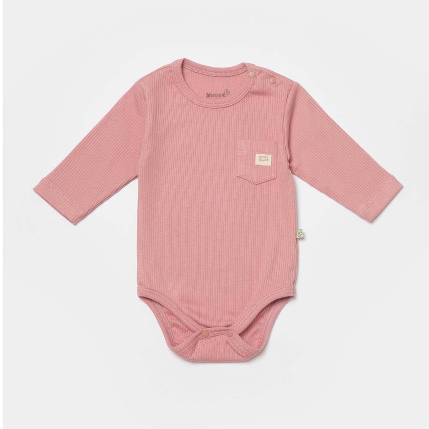 Bi̇baby Bi̇organi̇c Modal Nature Relax Bebek Body 56979 Mercan