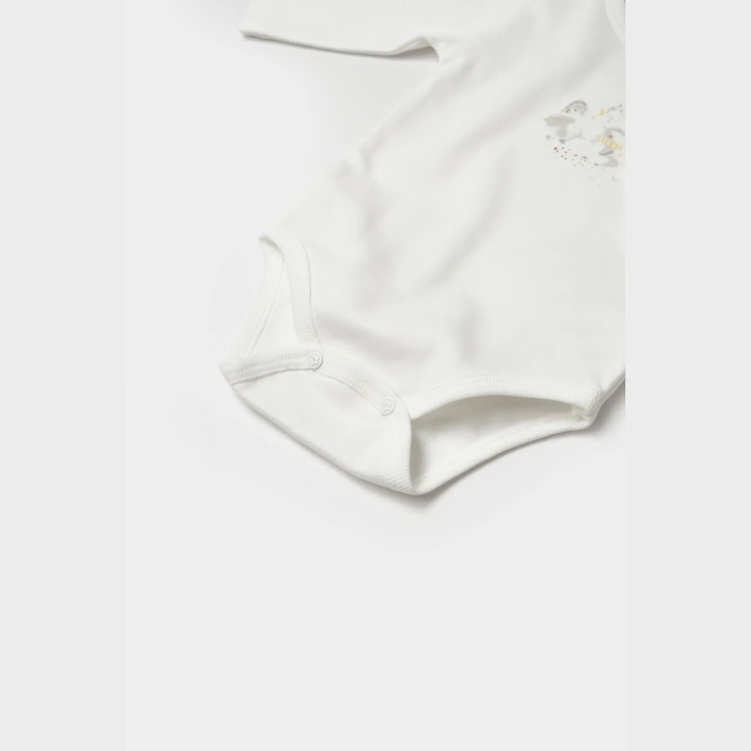 Bi̇baby Bi̇organi̇c Pengui̇n Club Bebek Body 56003 Ekru Gri̇