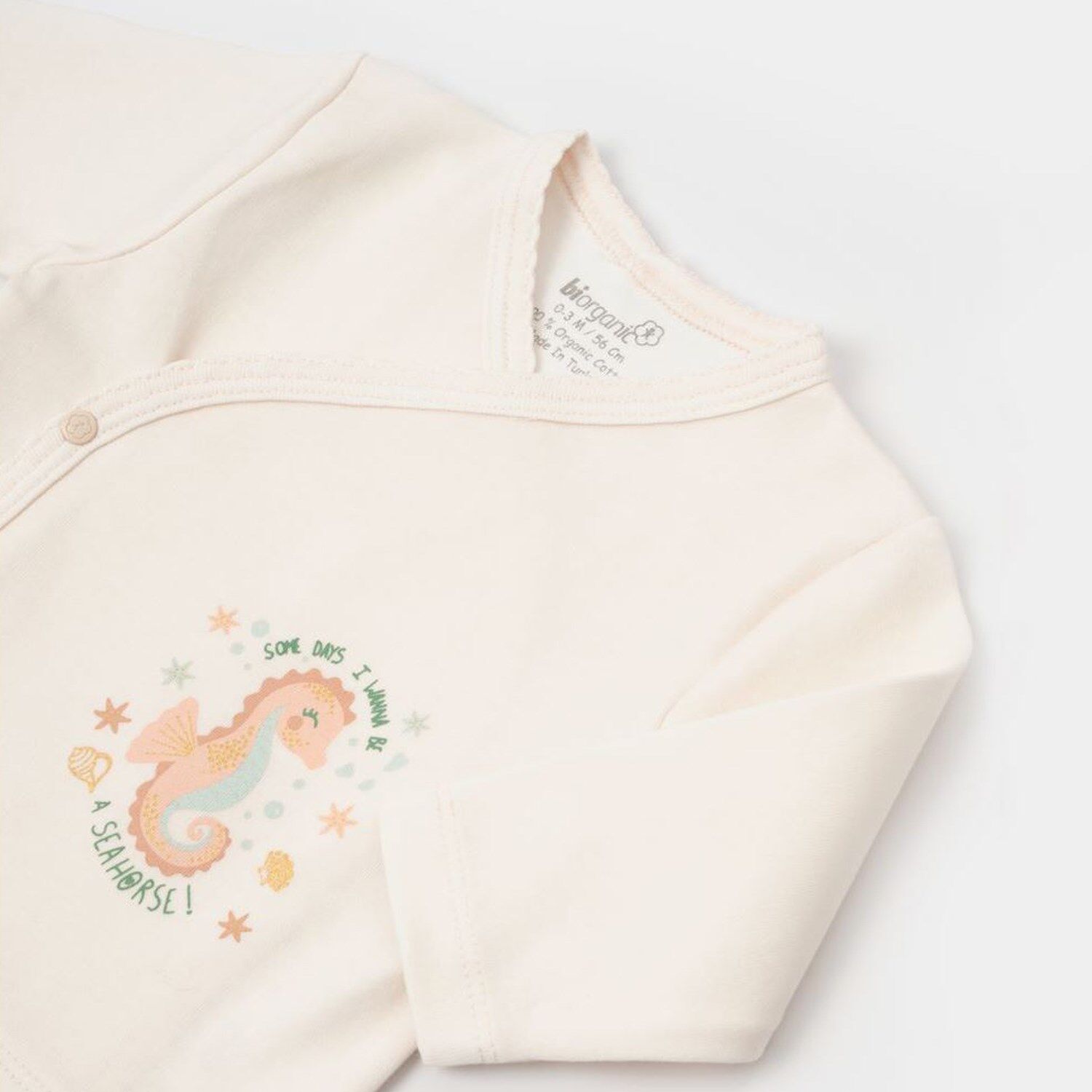 Bi̇baby Bi̇organi̇c Save The Seahorse 5 Li̇ Hastane Çıkış Seti̇ 62340 Bej-Mi̇nt