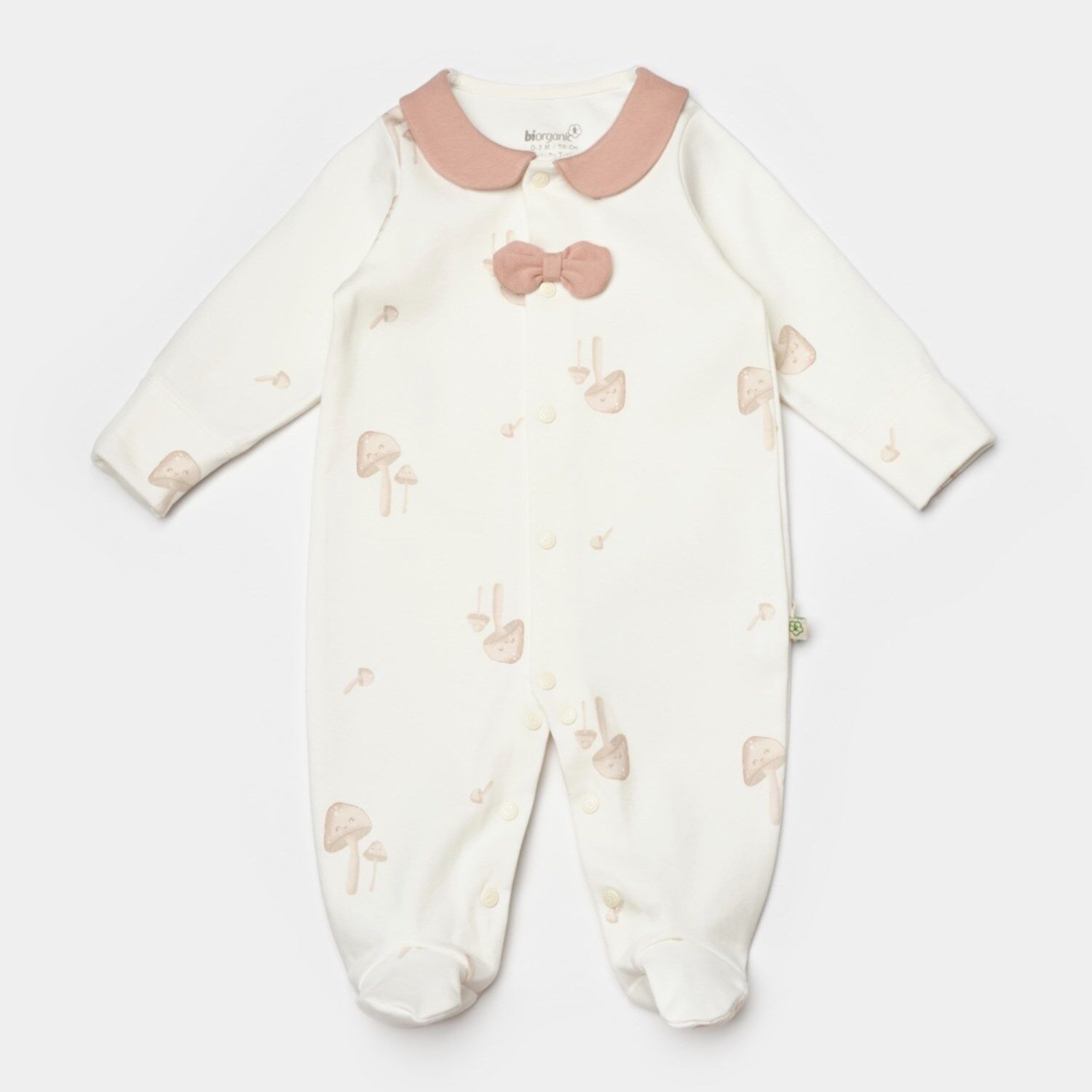 Bi̇baby Bi̇organi̇c Sweet Lady Bebek Tulum 60794 Li̇ght Bei̇ge