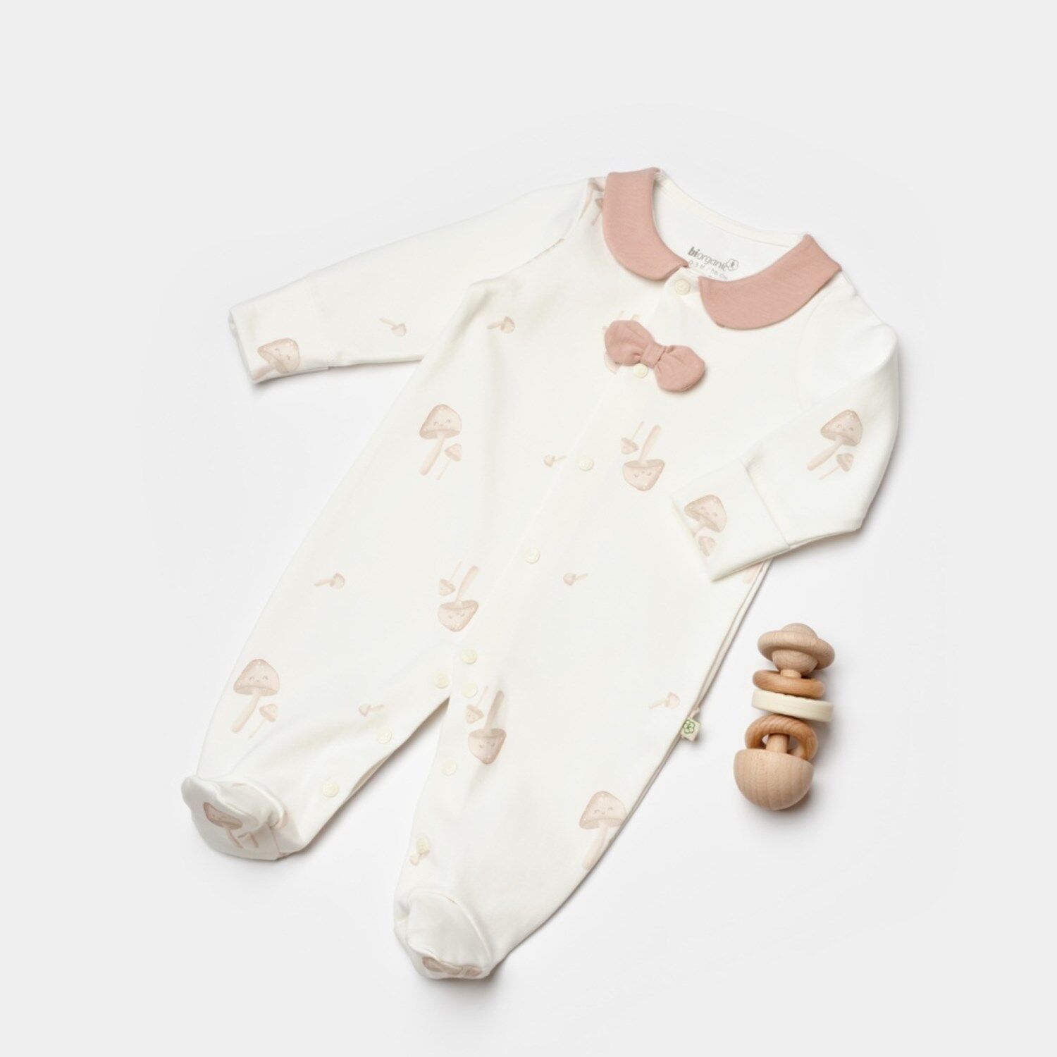 Bi̇baby Bi̇organi̇c Sweet Lady Bebek Tulum 60794 Li̇ght Bei̇ge