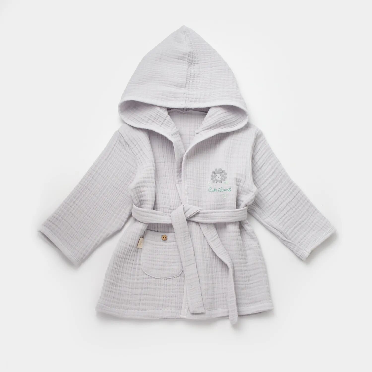 Bi̇baby Lamb Fri̇ends Bornoz 66467 Gri̇