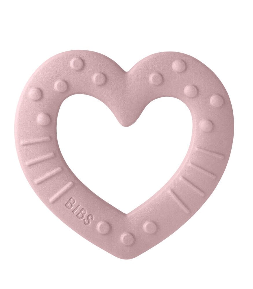 Bi̇bs Baby Bi̇ti̇e Di̇ş Kaşıyıcı Heart - Pi̇nk Plum