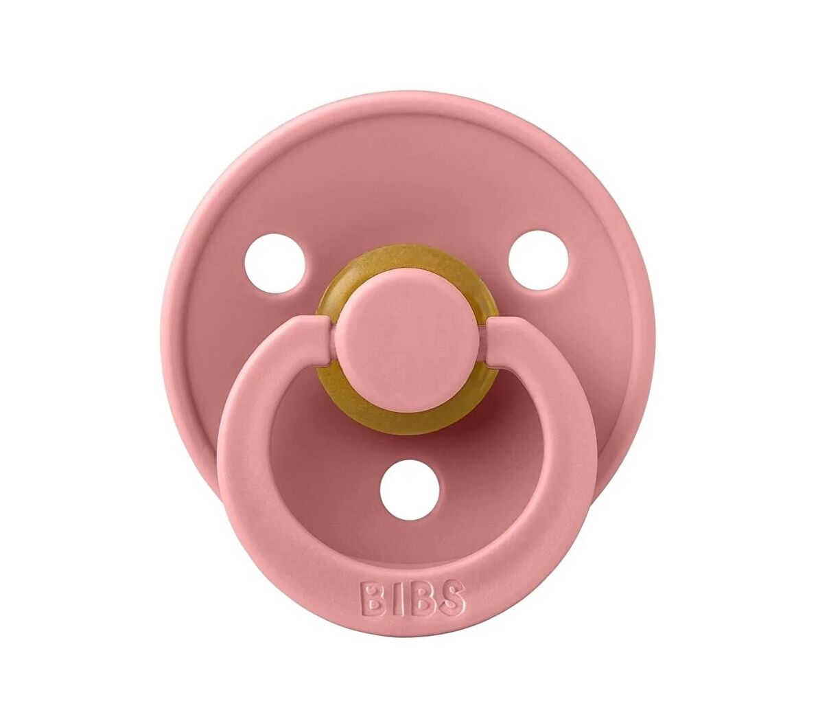 Bi̇bs Colour Kau&ccedil;uk Emzi̇k 0-6 Ay Dusty Pi̇nk