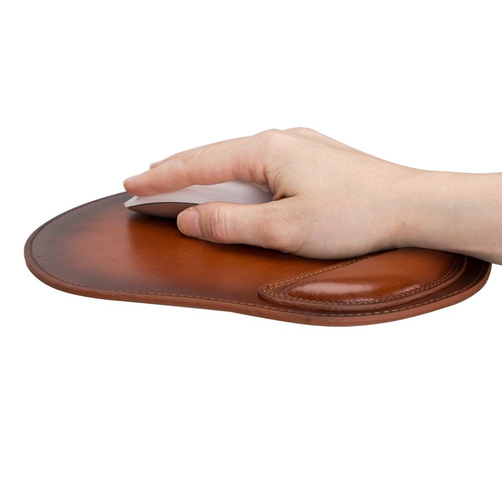 Bi̇lekli̇kli̇ Deri̇ Mouse Pad Rst2Ef Taba