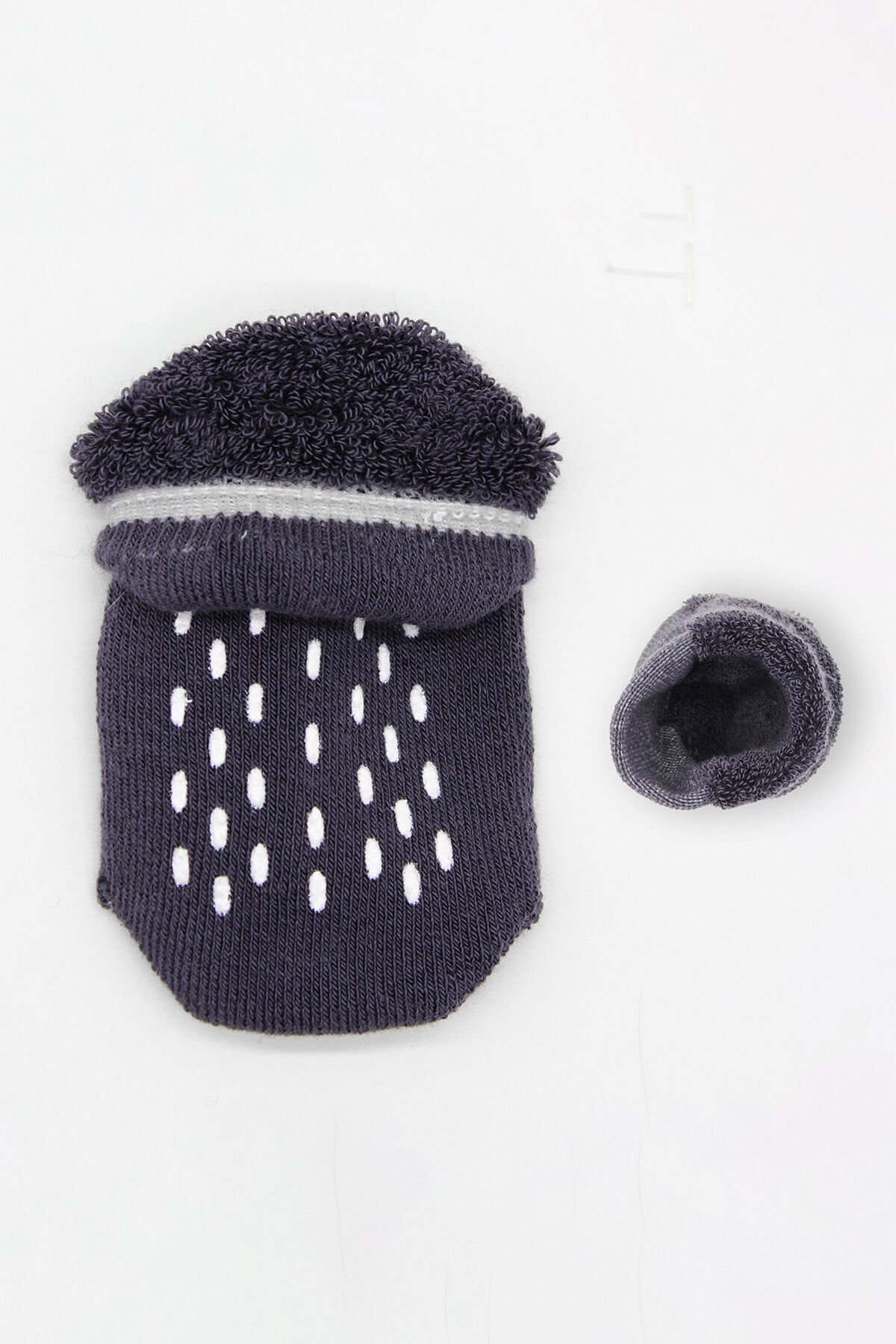 Bi̇style 2 Li̇ Altı Havlu Sneakers Kaymaz Çorap 20501 Gri̇-Antrasi̇t