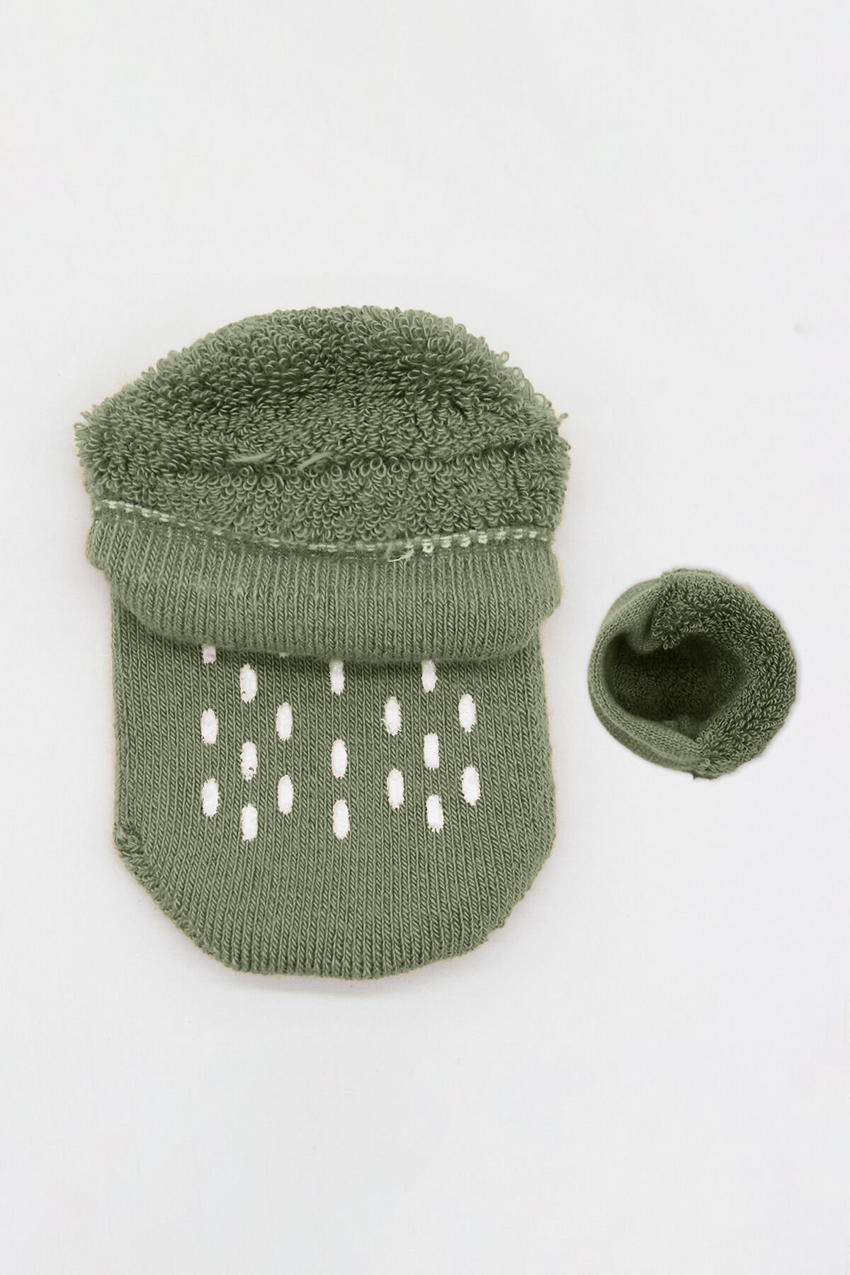 Bi̇style 2 Li̇ Altı Havlu Sneakers Kaymaz Çorap 20501 Ni̇l Bej