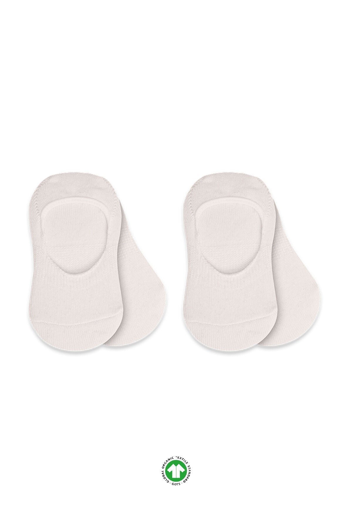 Bi̇style 2 Li̇ Penye Babet Si̇li̇konlu Basi̇c Çorap 30104 Ekru Ekru