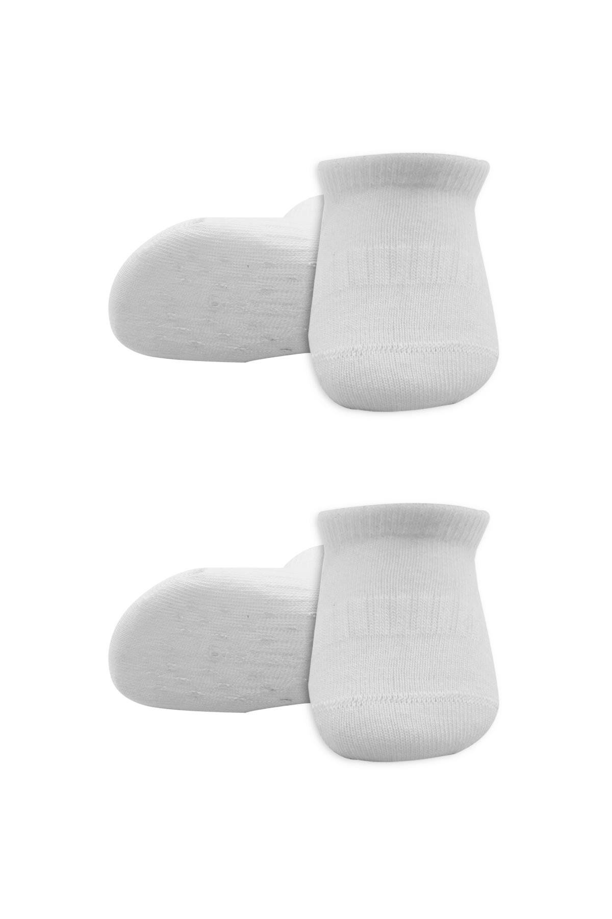 Bi̇style 2 Li̇ Sneakers Kaymaz Basi̇c Penye Çorap Bs20103 Beyaz Beyaz