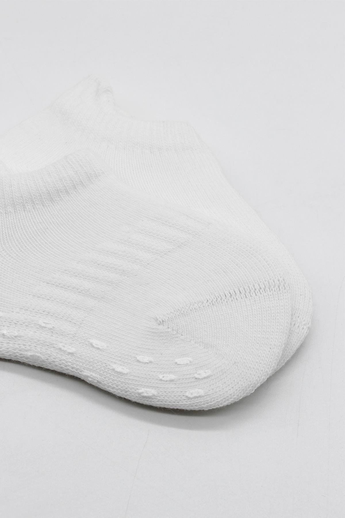 Bi̇style 2 Li̇ Sneakers Kaymaz Basi̇c Penye Çorap Bs20103 Beyaz Beyaz