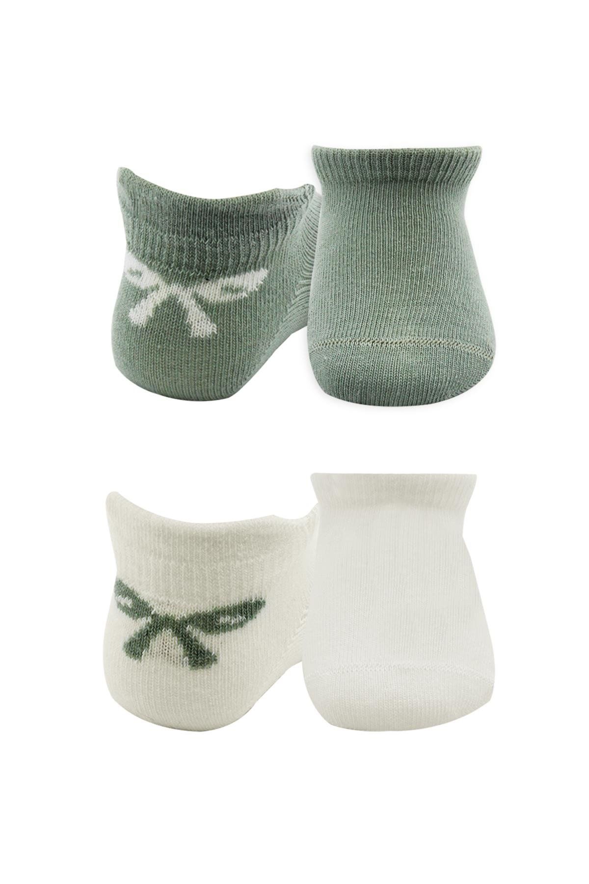 Bi̇style 2 Li̇ Sneakers Smi̇le Penye Çorap Bs20106 Ni̇l Ekru