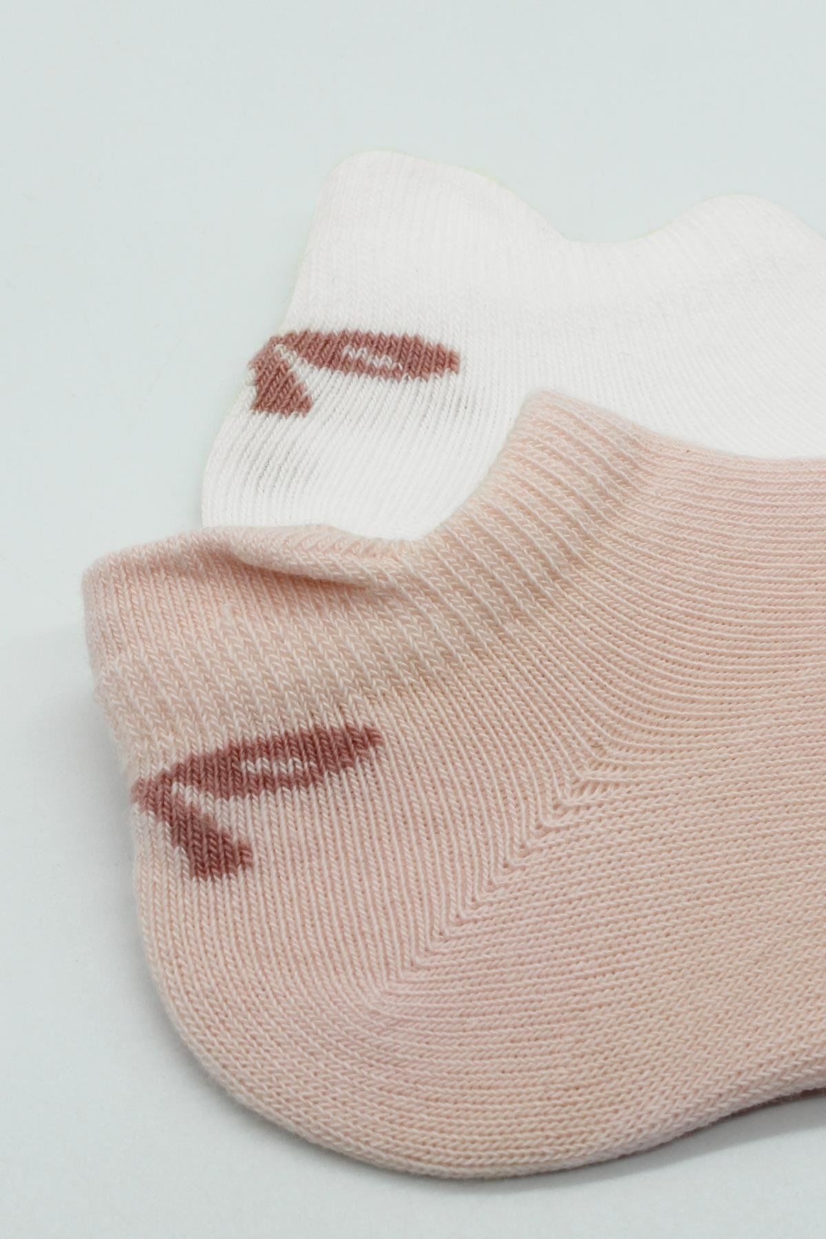 Bi̇style 2 Li̇ Sneakers Smi̇le Penye Çorap Bs20106 Pembe Ekru