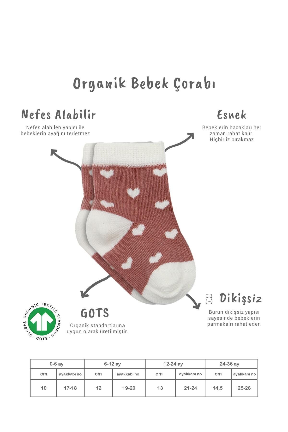 Bi̇style 3 Lü Penye Cute Stars Soket Çorap Bs10115 Pudra