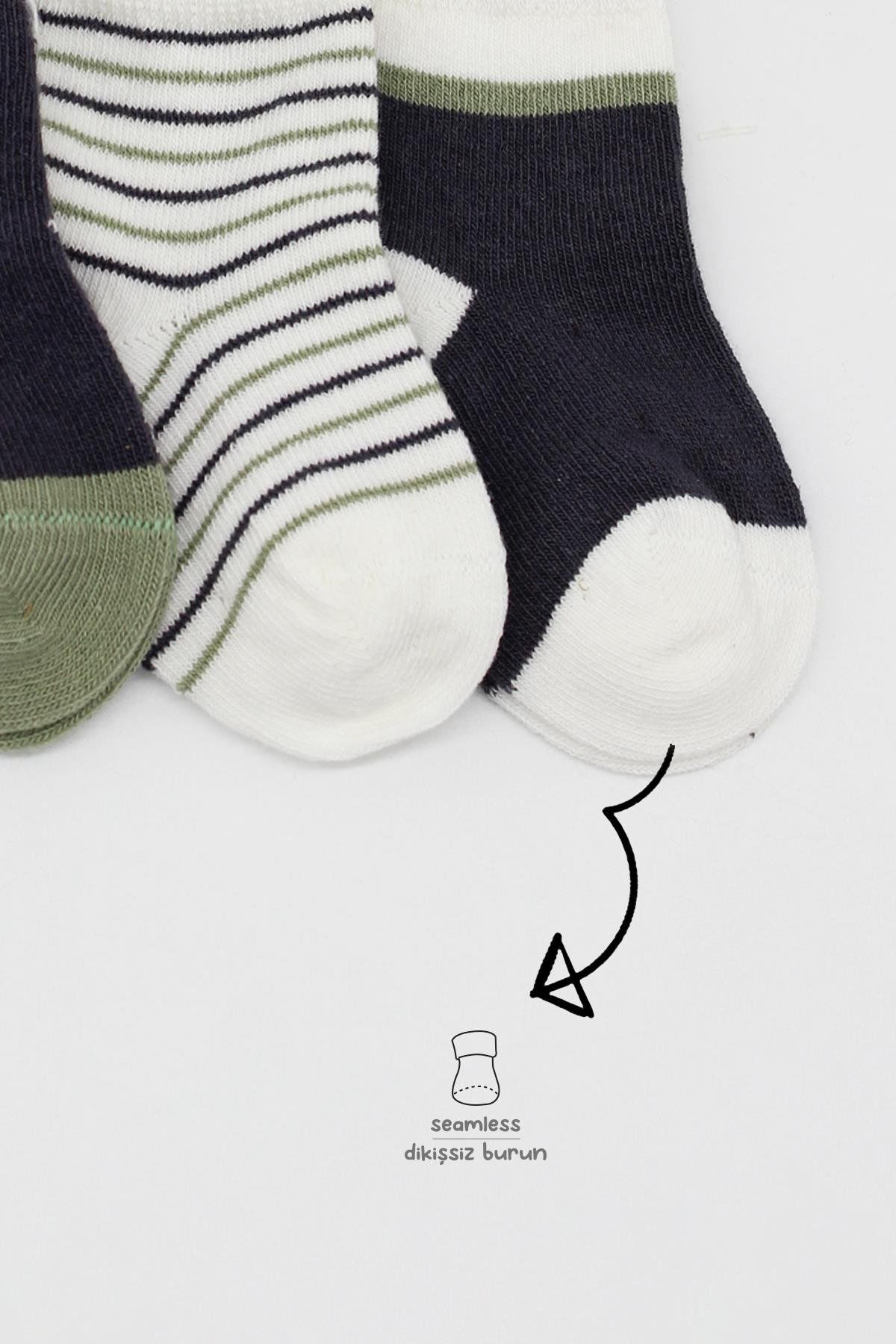 Bi̇style 3 Lü Penye Erkek Soket Çorap Bs10111 Antrasi̇t