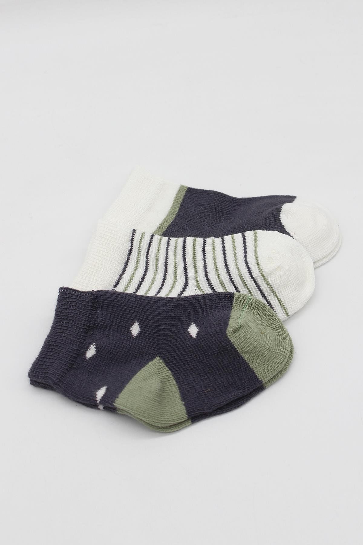 Bi̇style 3 Lü Penye Erkek Soket Çorap Bs10111 Antrasi̇t