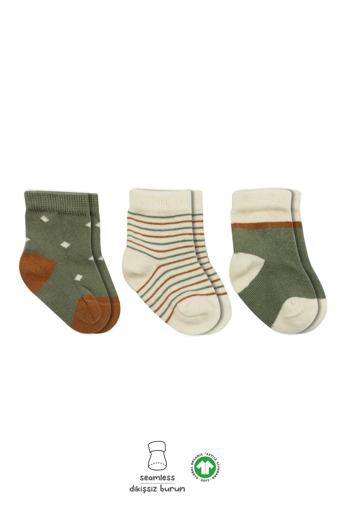 Bi̇style 3 Lü Penye Kız Soket Çorap Bs10112 Ni̇l