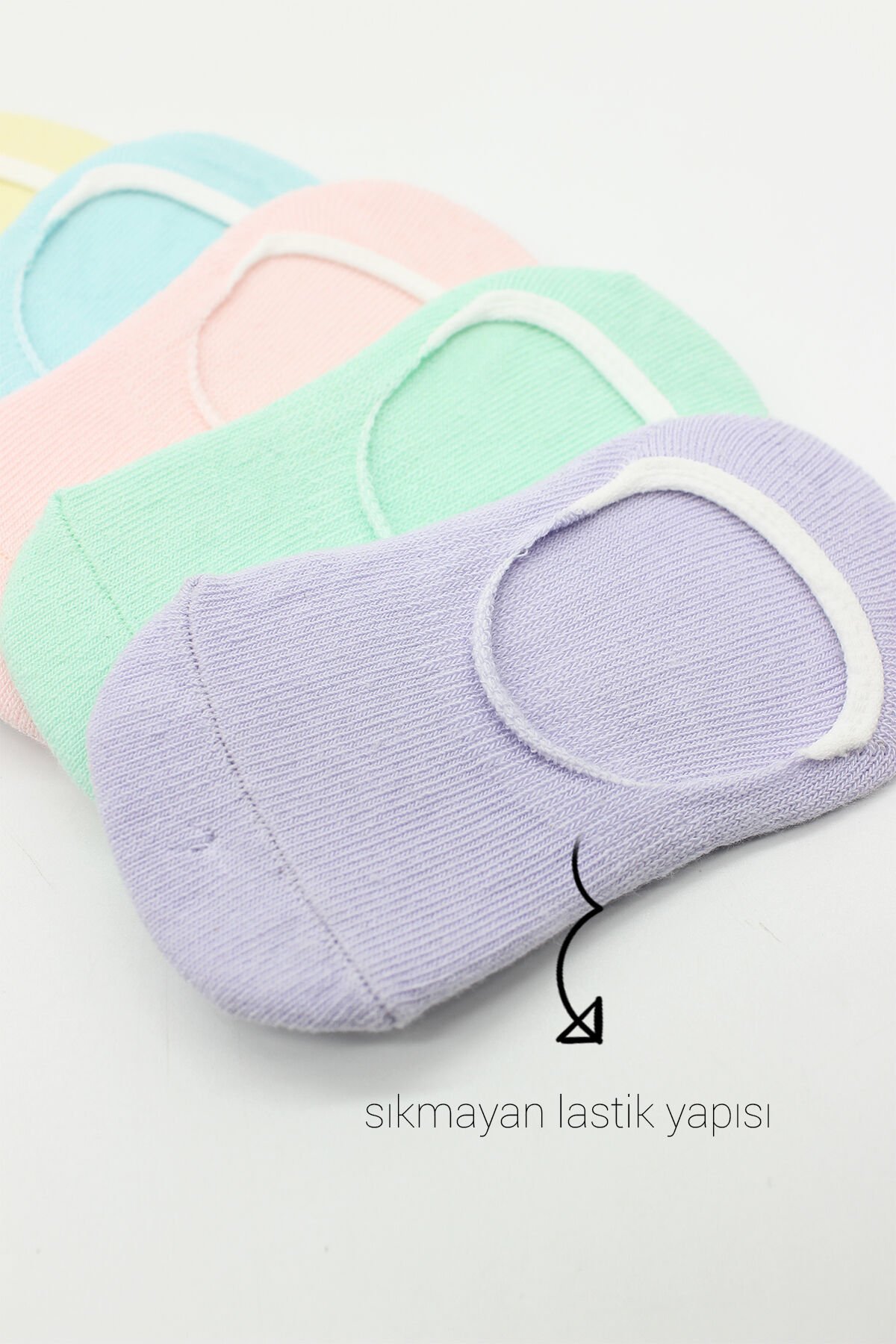 Bi̇style 6 Lı Mi̇x Babet Çorap 30101 Li̇la