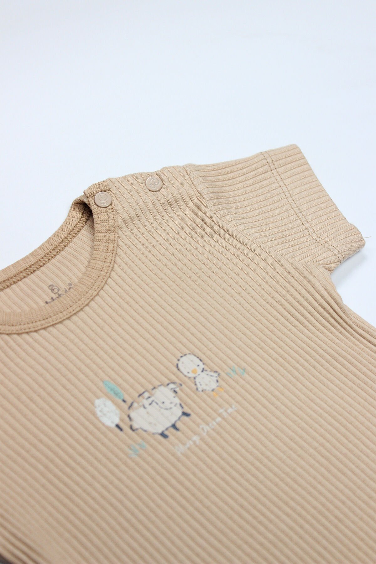 Bi̇style Always Dream Yarım Kol 2 Li̇ Body 17114 Ekru Bej