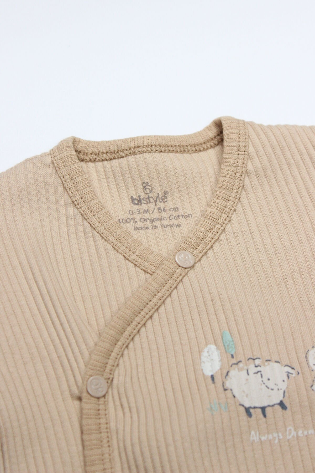 Bi̇style Always Dream Yarım Kol Badi̇ 17115 Ekru Bej