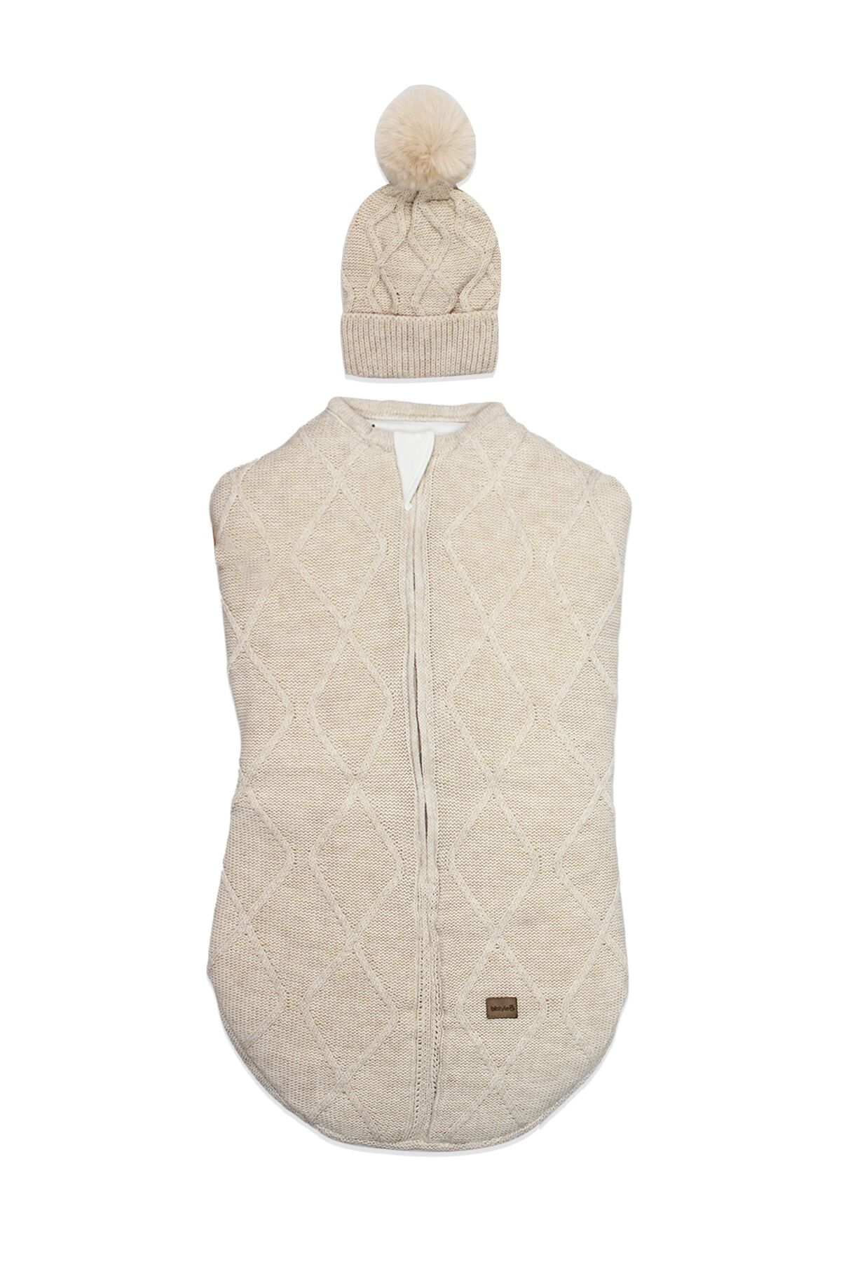 Bi̇style Baby İn Swaddi̇ng Tri̇ko Kundak 75108 Bej