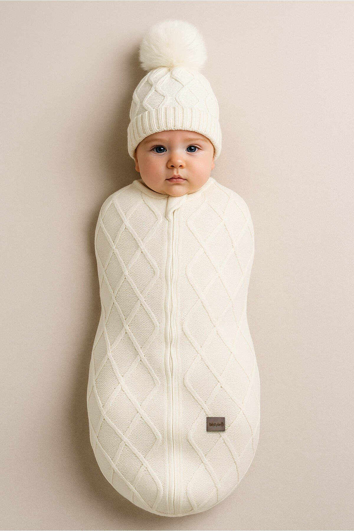 Bi̇style Baby İn Swaddi̇ng Tri̇ko Kundak 75108 Ekru