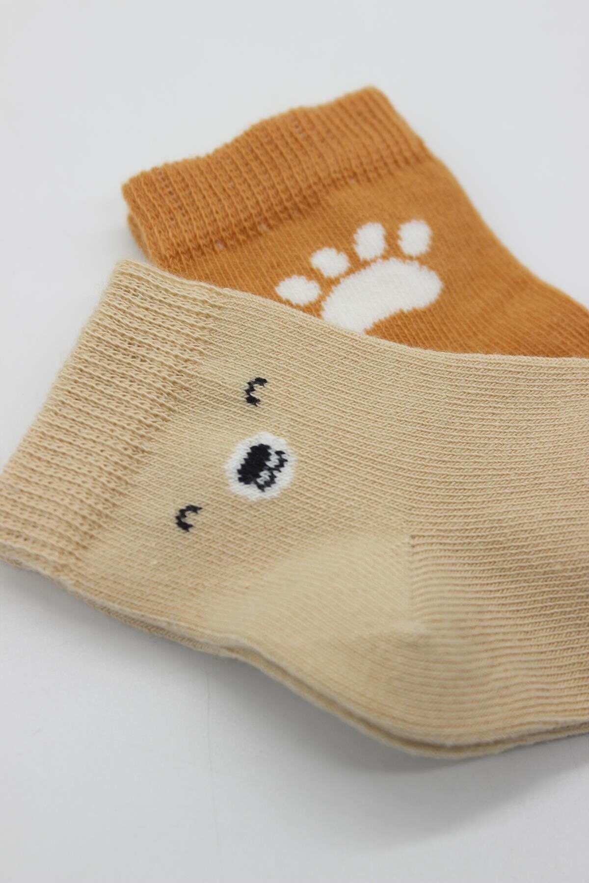 Bi̇style Bear Penye Soket Çorap 2 Li̇ Bs10116 Bej