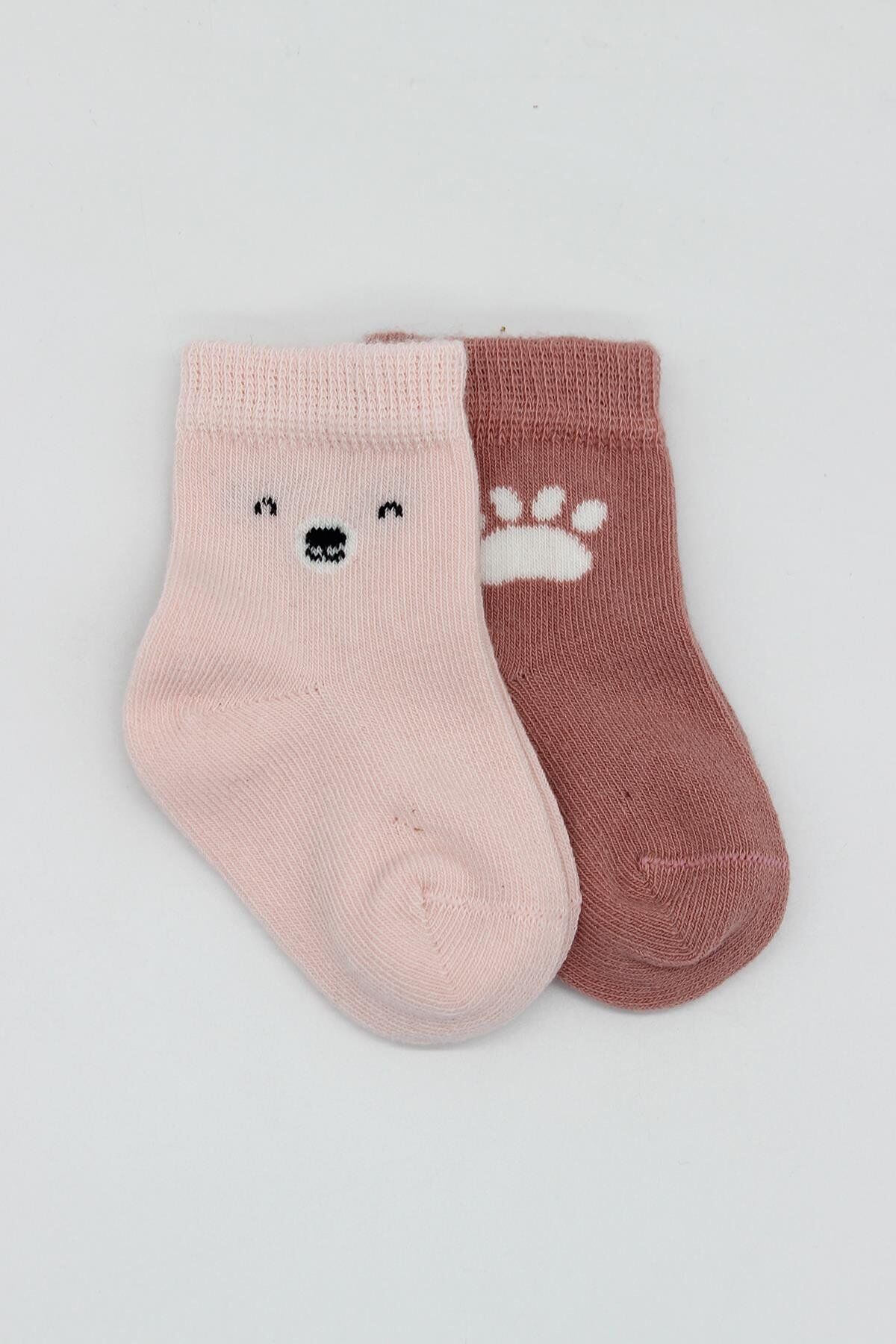 Bi̇style Bear Penye Soket Çorap 2 Li̇ Bs10116 Pembe