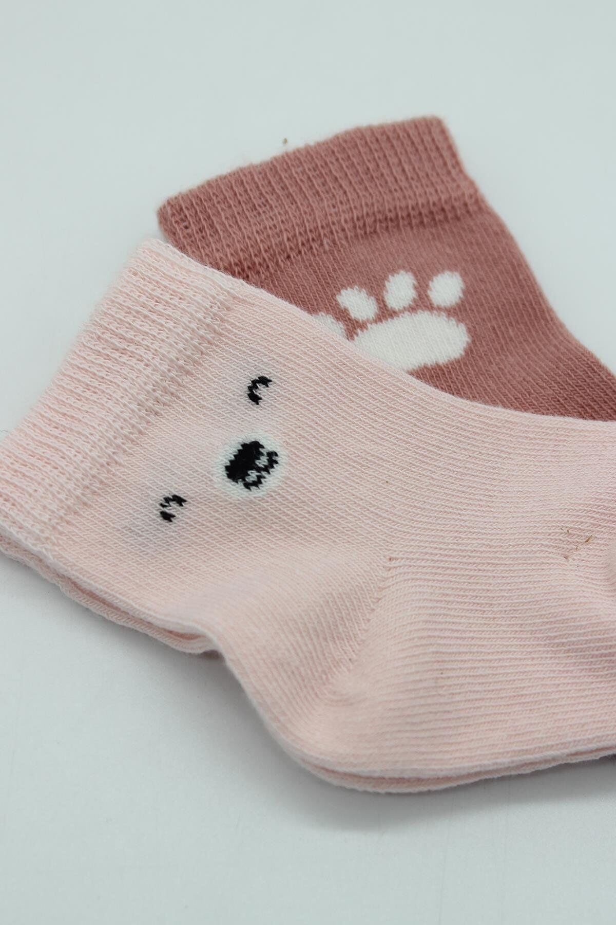 Bi̇style Bear Penye Soket Çorap 2 Li̇ Bs10116 Pembe