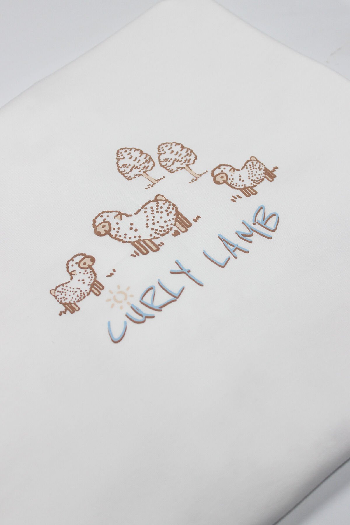 Bi̇style Curly Lamb 10 Lu Hastane Çıkışı 11106 Bej Mavi̇ Ekru